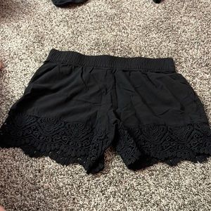Black H&M shorts